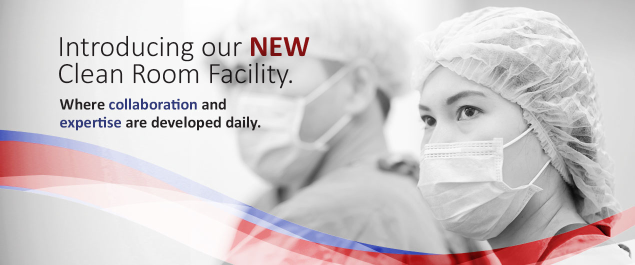 Introducing Our New Clean Room Facility. Where collaboration and expertise are developed daily.