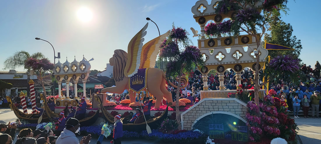 2022 Donate Life Rose Parade Float